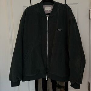 Kith Stadium Bomber Jacket with Ribbed Collar and Relaxed Fit